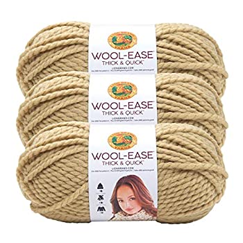 【中古】【輸入品・未使用】(ライオンブランド) Lion Brand 糸 640-127 WoolEase太くてクイック糸、ピーナッツ｜スカイマーケットプラス