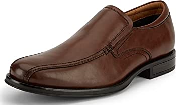 【中古】【インポート品・未当てはめる】Dockers Mens Greer Dress Run Off Loafer Shoe%ｶﾝﾏ% Brown%ｶﾝﾏ% 10.5 W