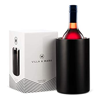 【中古】【輸入品・未使用】Villa & Marx ワインチラー - エレガントなシャンパンバケツ プレミアムボックス付き - 断熱ワインボトルクーラー 氷なし - 二重壁ワインチラー