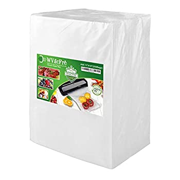 【中古】【輸入品・未使用】WVacFre 200ガロン サイズ 11x16インチ 4ミル 食品セーバー 真空シーラーバッグ 商用グレード BPAフリー 高耐久 食品貯蔵や真空調理に最適