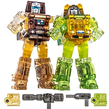 【中古】【輸入品・未使用】NA Newage H19T&H20T Vanxilla Icxe 透明の戦士 おもちゃ変形 ２対セット [並行輸入品]