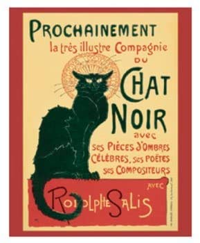 【中古】【輸入品・未使用】ha086紙ミニポスターLe Chat Noir/シャ・ノワール40x50cm [並行輸入品]