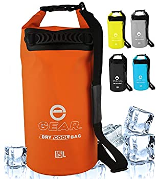 【中古】【インポート品・未当て嵌める】Enthusiast Gear 一巻きいの一番断熱うしろ側風呂敷き包み クーラードライバッグ ? 手抜かり押しとどめる、折りたたみ能力のある、雨合羽パッド入り口・入口ストラップ付き添い人 ?