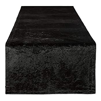 【中古】【輸入品・未使用】DII 卓上 Table Runner%ｶﾝﾏ% 14x72%ﾀﾞﾌﾞﾙｸｫｰﾃ% ブラック CAMZ11956