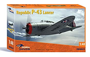 【中古】【輸入品・未使用】Dora Wings 48029 - 1/48スケール - Republic P-43 ランサー プラモデルキット|スカイマーケットプラス