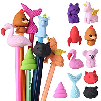 【中古】【輸入品・未使用】Mr. Pen- 動物トッパー消しゴム 22個パック 8パック 分解 動物消しゴム 鉛筆トッパー 鉛筆消しゴム 子供用消しゴムトップ 鉛筆用キャップ消しゴ|スカイマーケットプラス