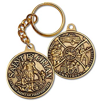 【中古】【輸入品・未使用】聖フロリアン ブロンズ アンティーク ブロンズ キーチェーン｜スカイマーケットプラス 8,340円