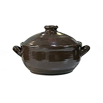 【中古】【輸入品・未使用】OnggiJonggi 韓国陶器粘土鍋 (1400ml)