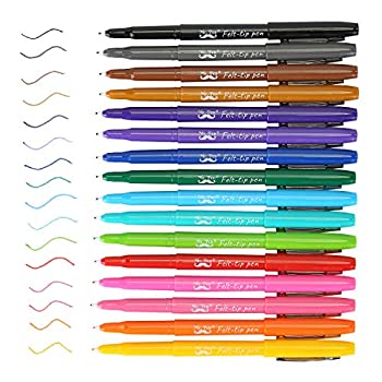 【中古】【輸入品・未使用】Mr. Pen- フェルトチップペン 16本パック 色付きフェルトチップペン マーカーペン フェルトペン フェルトチップマーカー フェルトマーカー フェ｜スカイマーケットプラス