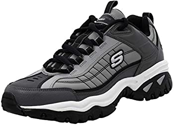 【中古】【インポート品・未当て嵌める】Skechers Men\u0027s Energy Afterburn Sneaker%ｶﾝﾏ% Charcoal%ｶﾝﾏ% 9.5 M US