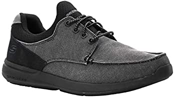 【中古】【輸入品・未使用】Skechers Men's Relaxed Fit-Elent-Mosen Boat Shoe%ｶﾝﾏ% Black/Black%ｶﾝﾏ% 11 M US