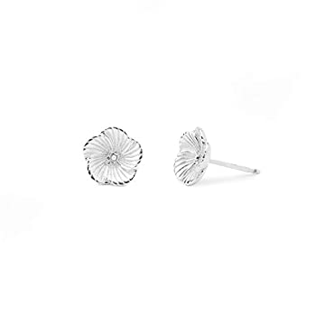 【中古】【輸入品・未使用】Boma Jewelry スターリングシルバー ハイビスカス フラワー スタッドピアス｜スカイマーケットプラス