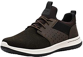【中古】【輸入品・未使用】Skechers Men's Classic Fit Delson Camben Sneaker%カンマ% Chocolate%カンマ% 8.5 M US|スカイマーケットプラス