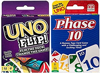 【中古】【輸入品・未使用】フェーズ10とウノフリップ 2パック｜スカイマーケットプラス