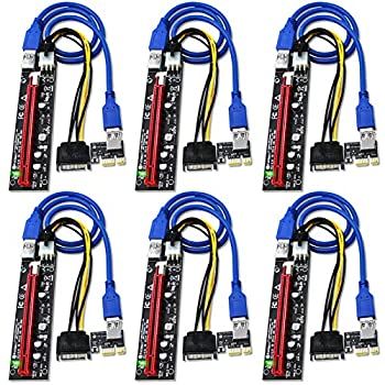 【中古】【輸入品・未使用】FebSmart PCI-E ライザー Bitcoin Litecoin ETH コインマイニング 6ピン駆動 PCIE延長ケーブル GPUライザー イーサリアムマイニング ETH GPU延長｜スカイマーケットプラス