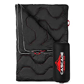 【中古】【インポート品・未当て嵌める】Cascade Mountain Tech 幕営毛布 軽さ アウトドア毛布 難民キャンプ ピクニック 音楽会 旅するに 72in x 48in