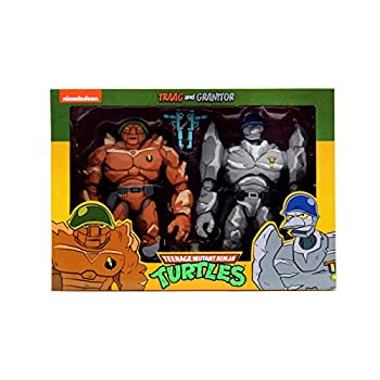 【中古】【輸入品・未使用】ティーンエイジ・ミュータント・ニンジャ・タートルズ オリジナルシリーズ ネカ ターゲット限定 アクションフィギュア 2パック トラーグ 総司令