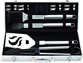 【中古】【輸入品・未使用】Cuisinart CGS-5014 Deluxe Grill Set%ｶﾝﾏ% 14-Piece%ｶﾝﾏ% Stainless Steel/クイジナート デラックス グリルセット バーベキューツール [並行輸