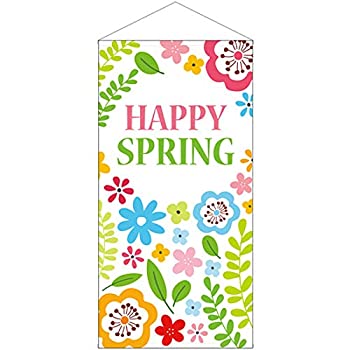 【中古】【輸入品・未使用】防炎タペストリー HAPPY SPRING 防炎 41811 (受注生産) [並行輸入品]