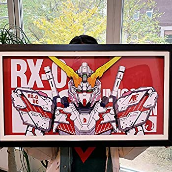 【中古】【輸入品・未使用】AooCare 機動戦士ガンダム RX-0 画 周辺 グッズ 立体絵 飾り 絵飾り 壁飾り 手作り ３D 立体 プレゼント DIY インテリア オリジナル
