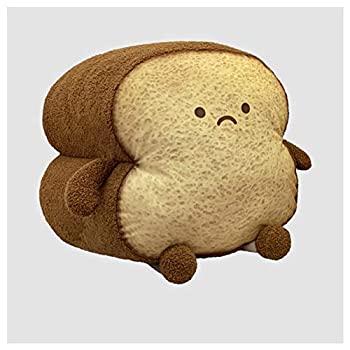【中古】【輸入品・未使用】食パン ぬいぐるみ かわいい お祝い キャラクター ぬいぐるみ 寝室 かわいい 抱き枕 特大 毛玉しにくい ふわふわ ソファ添い寝枕 食パン枕 グレ|スカイマーケットプラス