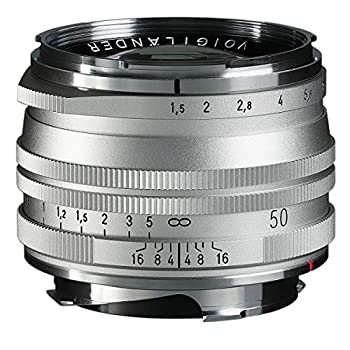 【中古】【輸入品・未使用】Voigtlander Nokton ビンテージライン 50mm f/1.5 非球面II VM シングルコートレンズ シルバー｜スカイマーケットプラス