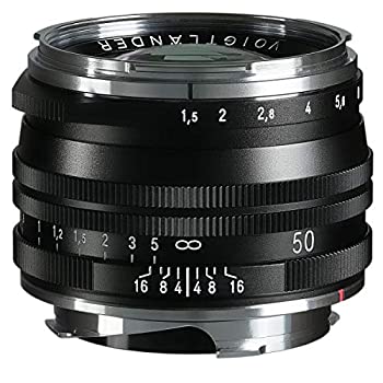 【中古】【輸入品・未使用】Voigtlander ヴィンテージライン 50mm f1.5 II ノクトン ASPHERIC MC ブラック仕上げ マルチコート
