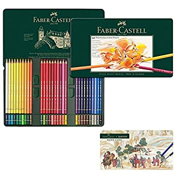 【中古】【インポート品・未当てはめる】ファーバーカステル Faber-Castell 油性色鉛筆 事あたらしい 制限事項版シルクロード敦煌 60色 ポリクロモス POLYCHROMOS 缶入 310061 [並行輸入品]
