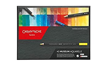 【中古】【インポート品・未当て嵌める】CARAN D\u0027ACHE 水道の栓短距離競走 ミュージアムアクアレル - 40色書き割り/3510.340 [並行輸入品]