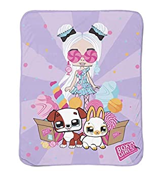 【中古】【輸入品・未使用】Boxy ガールズ フラシ天ブランケット 46 x 60|スカイマーケットプラス