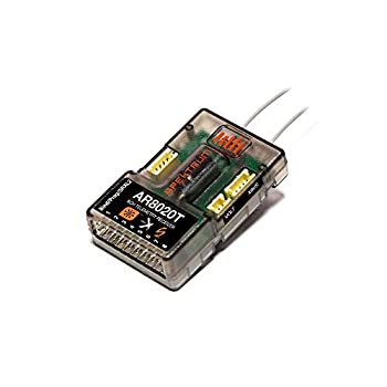 【中古】【輸入品・未使用】Spektrum AR8020T DSMX 8チャンネル テレメトリーレシーバー SPMAR8020T|スカイマーケットプラス