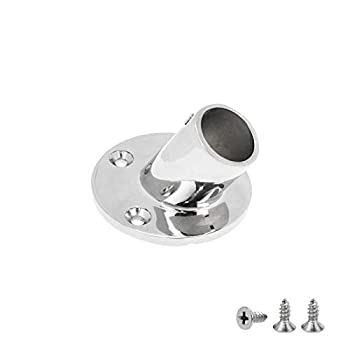 【中古】【輸入品・未使用】Sydien 316ステンレススチール 60度手すり ラウンドベース継手 7/8インチ (22mm) ボートマリン継手 7/8インチ チューブボートデッキ手すり|スカイマーケットプラス