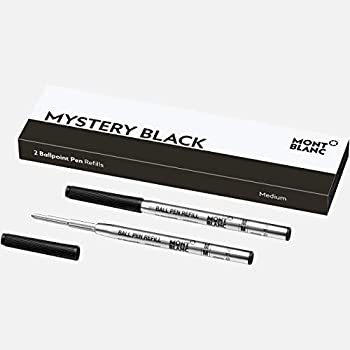 【中古】【輸入品・未使用】Montblanc 2 refill per penna a sfera (M) Mystery Black nero 128211｜スカイマーケットプラス