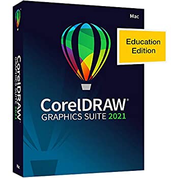 【中古】【インポート品・未当て嵌める】Coreldraw Graphics Suite 2021 Education Edition Mac 包み版 [並行輸入品] 別途 日本語遣い手御引き回し付き添い人