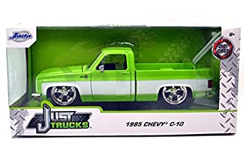 【中古】【輸入品・未使用】JadaTOYS 1:24scale JUST TRUCKS %ﾀﾞﾌﾞﾙｸｫｰﾃ%1985 CHEVY C-10 CUSTOM (GREEN)　1 W/CARTELLI WHEELS%ﾀﾞﾌﾞﾙｸｫｰﾃ%　 ジェイダトイズ　1：24スケー｜スカイマーケットプラス