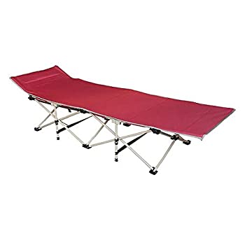 【中古】【輸入品・未使用】KT ベッド アウトドア用ベッド 折りたたみ式ベッド 簡易ベッド キャンプ 運動会 収納 持ち運び (レッド) [並行輸入品]｜スカイマーケットプラス