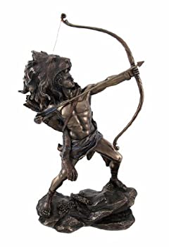 【中古】【輸入品・未使用】Hercules Shooting Arrow Statue Sculptureギリシャ神話