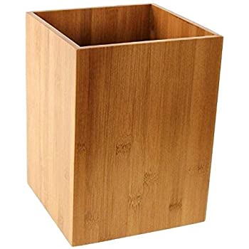 【中古】【インポート品・未当てはめる】Cubico Waste Basket Colour: Bamboo