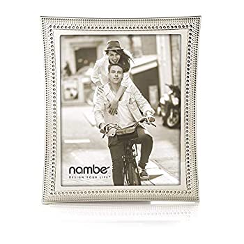 【中古】【輸入品・未使用】(20cm x 25cm) - Nambe Beaded Picture Frame%ｶﾝﾏ% 20cm x 25cm
