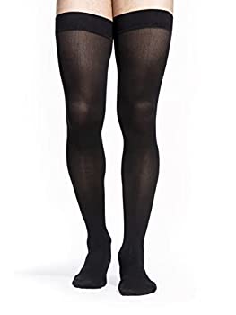 【中古】【輸入品・未使用】Sigvaris Midtown Microfiber 822NLLM99 20-30 mmHg Mens Thigh%ｶﾝﾏ% Large%ｶﾝﾏ% Long - Black