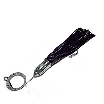 【中古】【輸入品・未使用】14?%ﾀﾞﾌﾞﾙｸｫｰﾃ%パープルとブラックHigh Speed SlottedジェットヘッドケーブルRigged Wahoo Killer