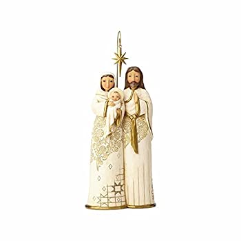 【中古】【輸入品・未使用】Enesco Jim Shore Heartwood Creek ゴールデンガーランド Behold and Believe Holy Family、11インチの置物｜スカイマーケットプラス