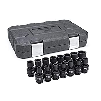 【中古】【輸入品・未使用】GearWrench 84918N 3/8%ﾀﾞﾌﾞﾙｸｫｰﾃ% Drive Metric Universal Impact Socket Set (15 Piece)