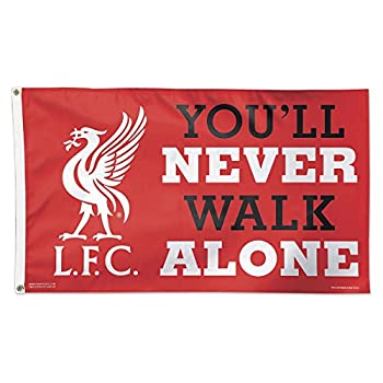 【中古】【輸入品・未使用】Liverpool Football Clubユール・ネバー・ウォーク・アロンロゴフラグ