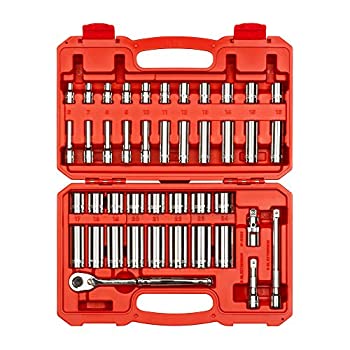 【中古】【インポート品・未当て嵌める】TEKTON 3/8 Inch Drive 6-Point Socket \u0026 Ratchet Set%ｶﾝﾏ% 43-Piece (6-24 粍) | SKT15201 141［並行輸入］