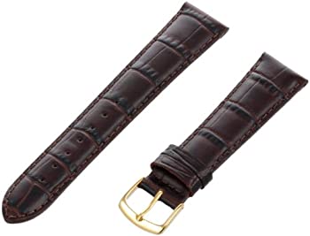 【中古】【輸入品・未使用】hadley-romaメンズmsm835rb-200?20?mm Brown Genuine Italian Calfskinレザー時計ストラップ