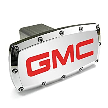 【中古】【輸入品・未使用】GMC ビレットアルミ レッカーヒッチカバー レッド