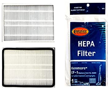 【中古】【インポート品・未当て嵌める】EnviroCare 取り替えっこ用HEPA洗い濯ぎ機ろ波器 Kenmore EF-1に其れ相応するように心積もり キャニスターと引き上げるともし火3ろ波器用