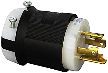 【中古】【輸入品・未使用】Hubbell HBL2721 Locking Plug%ｶﾝﾏ% 30 amp%ｶﾝﾏ% 3 Phase%ｶﾝﾏ% 250V%ｶﾝﾏ% L15-30P%ｶﾝﾏ% Black and White by Hubbell