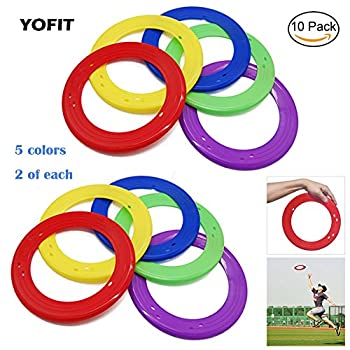 【中古】【輸入品・未使用】Yofit 25cm Flying Ring with Assorted Colours